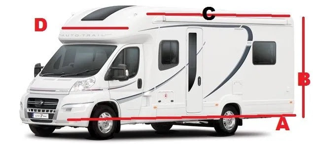 Motor Home Cover Class B - Coverworldnz measurements