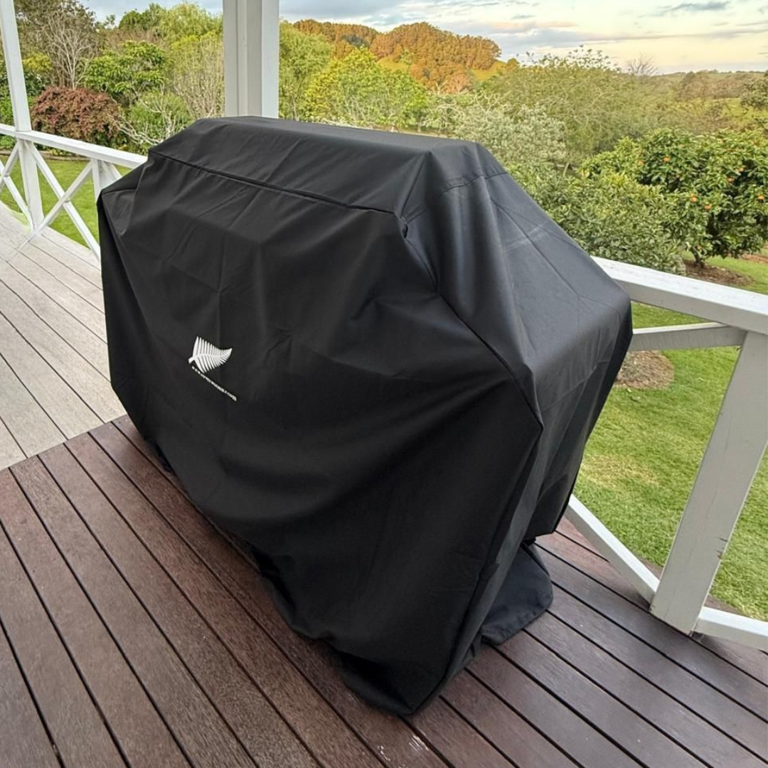 image of Black high quality rectangle BBQ Cover 