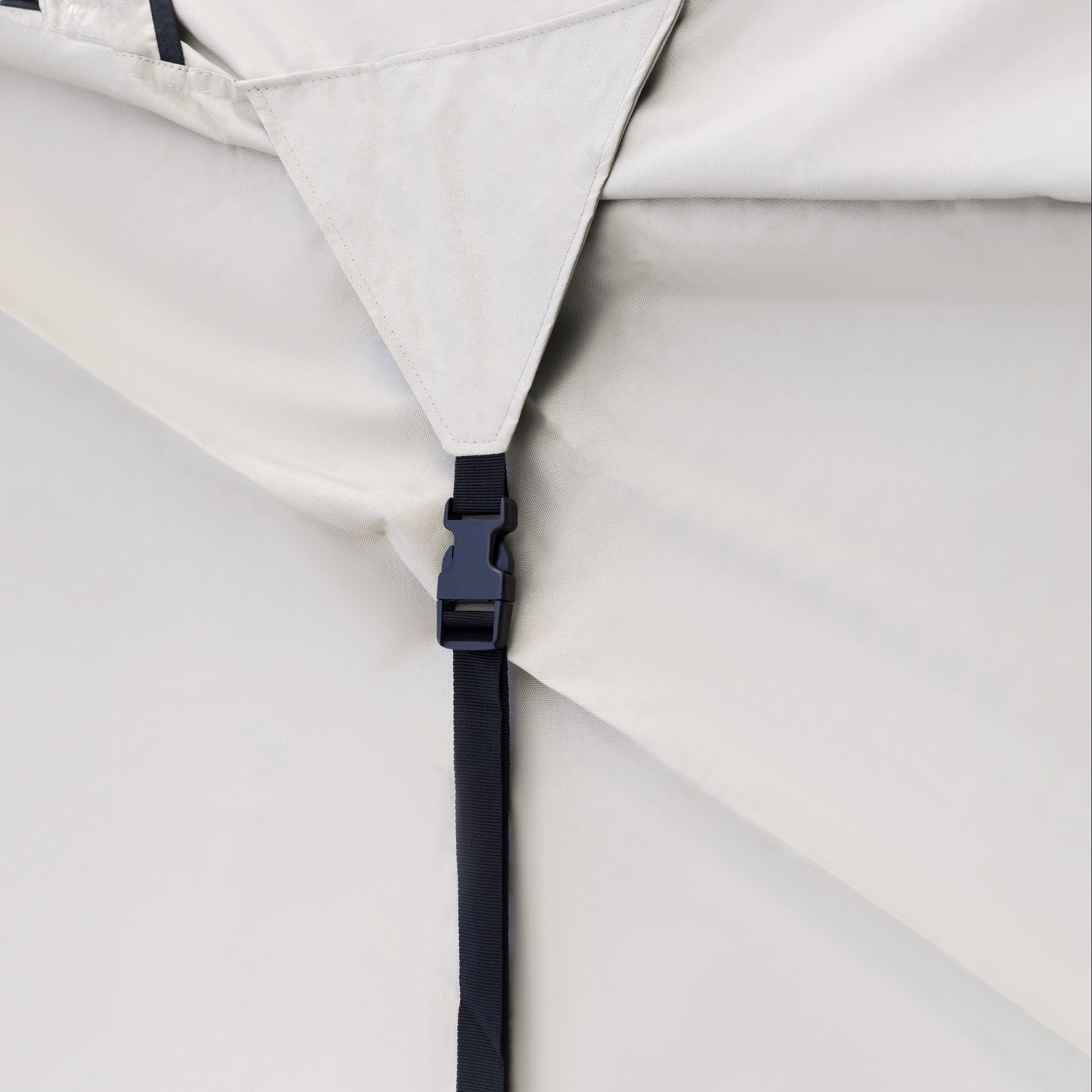 image of a caravan cover high quality buckles used to secure cover