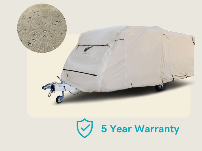 image of Caravan premium cover in beige cover